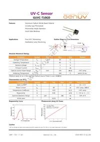 GUVC-T10GD Datasheet Cover