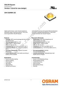 GW CSSRM1.EC-MTNP-5L7N-1-700-R18 Datasheet Cover