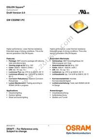 GW CSSRM1.PC-MUNQ-5F7G-K2M1-700-R18-XX Datasheet Cover