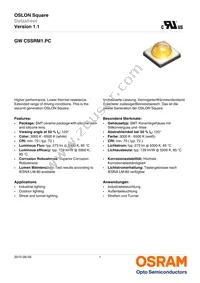 GW CSSRM1.PC-MUNQ-5L7N-1-700-R18 Datasheet Cover