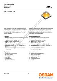 GW CSSRM2.EM-M5M7-A838-1 Datasheet Cover