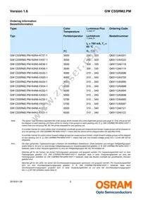 GW CSSRM2.PM-N3N5-XX51-1-700-R18 Datasheet Page 2