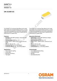 GW JCLMS1.EC-GUHQ-5F7G-L1N2-65-R18 Datasheet Cover