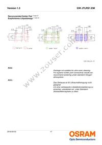 GW JTLRS1.EM-KZK3-A838-1-100-R18 Datasheet Page 17