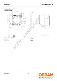 GW KAFGB3.CM-QQQS-40S3 Datasheet Page 12