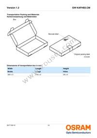 GW KAFHB3.CM-QURP-40S3 Datasheet Page 14