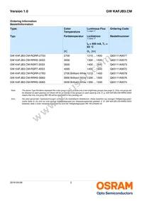 GW KAFJB3.CM-RSRT-40S3 Datasheet Page 2