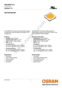 GW KAFJB3.EM-SPSQ-65S3-T02 Datasheet Cover