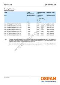 GW KAFJB3.EM-SQSR-65S3-T02 Datasheet Page 2