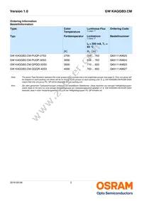 GW KAGGB3.CM-QQQR-40S3 Datasheet Page 2