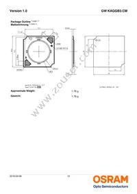 GW KAGGB3.CM-QQQR-40S3 Datasheet Page 12