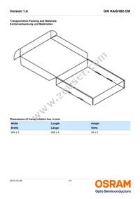 GW KAGHB2.CM-RPRQ-30S3-T05 Datasheet Page 14