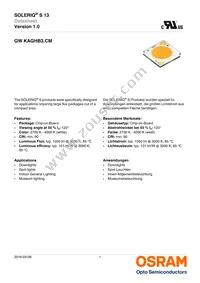 GW KAGHB3.CM-RPRQ-40S3 Datasheet Cover