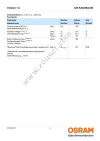 GW KAGHB3.EM-RTRU-65S3-T02 Datasheet Page 4