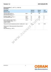 GW KAGLB3.PM-TQTR-50S3-T02 Datasheet Page 4