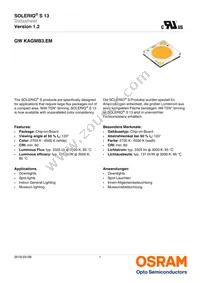 GW KAGMB3.EM-TQTR-35S3-T02-M Datasheet Cover