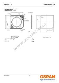 GW KAGMB3.EM-TRTS-65S3-T02 Datasheet Page 13