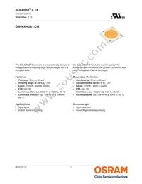 GW KAHJB1.CM-SRSS-40S3-T02 Datasheet Cover