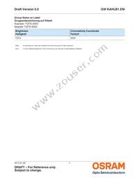 GW KAHLB1.EM-TRTU-40S3-T02 Datasheet Page 7