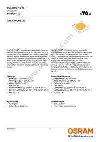 GW KAHLB2.DM-TPTQ-32B3-T02 Datasheet Cover