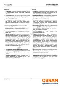 GW KAHLB2.EM-TRTS-40S3-T02 Datasheet Page 17