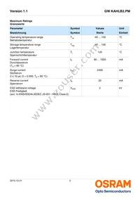 GW KAHLB2.PM-TSTT-50S3 Datasheet Page 3