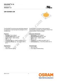 GW KAHNB1.CM-TUUP-40S3-T02 Datasheet Cover