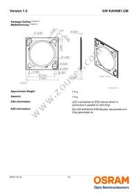 GW KAHNB1.CM-TUUP-40S3-T02 Datasheet Page 12