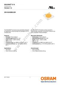 GW KAHQB2.EM-UUVP-50S3-T02 Datasheet Cover