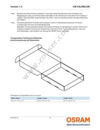 GW KAJRB2.EM-TPTR-65H4 Datasheet Page 15