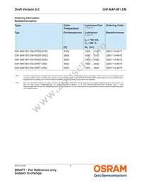 GW MAFJB1.EM-SPST-50S3 Datasheet Page 2