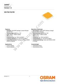 GW P9LT32.PM-QPQQ-XX51-1-750-R18 Datasheet Cover