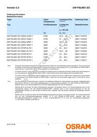 GW PSLMS1.EC-GTHP-5O8Q-1 Datasheet Page 2