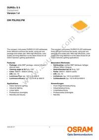 GW PSLR32.PM-LXL1-XX53-1-150-R18 Datasheet Cover