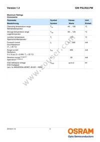 GW PSLR32.PM-LYL1-XX55-1-150-R18-MC Datasheet Page 3