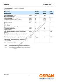 GW PSLRS1.CC-KULP-6M-BE-150-R18-XX Datasheet Page 4