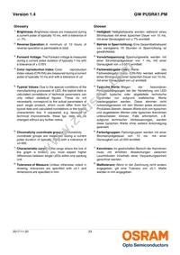 GW PUSRA1.PM-MFN2-XX54-1 Datasheet Page 23