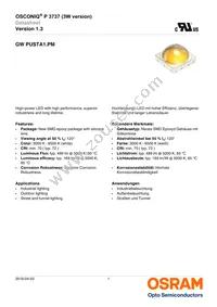 GW PUSTA1.PM-NDNE-XX51-1-1050-R18 Datasheet Cover