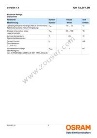 GW T3LSF1.EM-LRLT-40S5-1 Datasheet Page 3