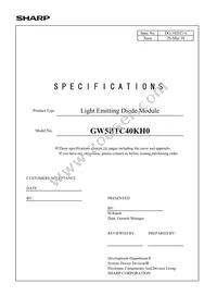 GW5BTC40KH0 Datasheet Page 2