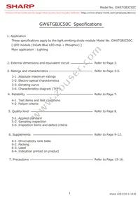 GW6TGBJC50C Datasheet Page 3