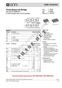 GWM120-0075X1-SMDSAM Datasheet Cover