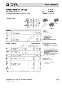 GWM220-004P3-SMD SAM Datasheet Cover