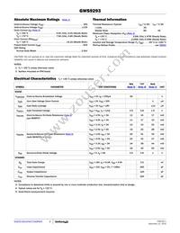 GWS9293 Datasheet Page 3