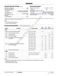 GWS9294 Datasheet Page 3