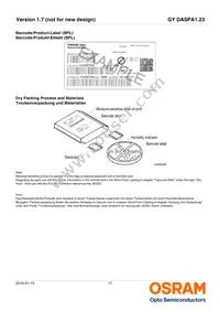 GY DASPA1.23-FTGP-36-1-100-R18 Datasheet Page 17