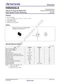 H5N2522LSTL-E Datasheet Cover