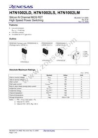 H7N1002LSTL-E Datasheet Page 3