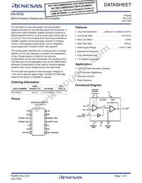 HA1-5330-5 Datasheet Cover