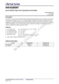 HA1630D07TEL-E Datasheet Page 3